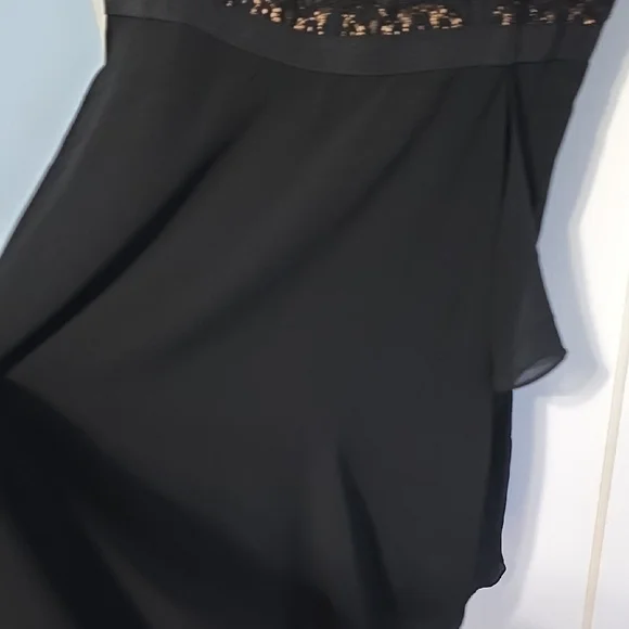 City Chic Black and Tan Lace Mini Dress - Picture 4 of 7